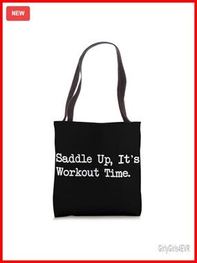 Equestrian Workout Tote Bag Polyester Double-Stitched 16x16